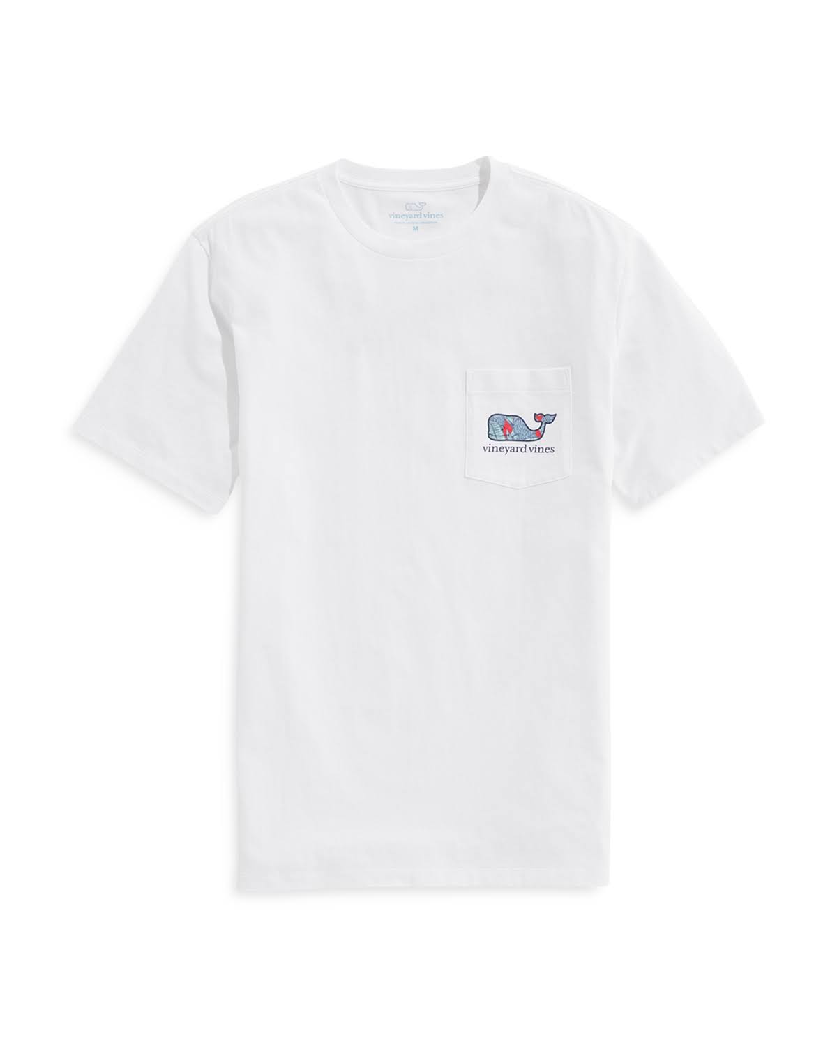 Vineyard Vines | Bass In Waves Whale Fill Pocket Tee