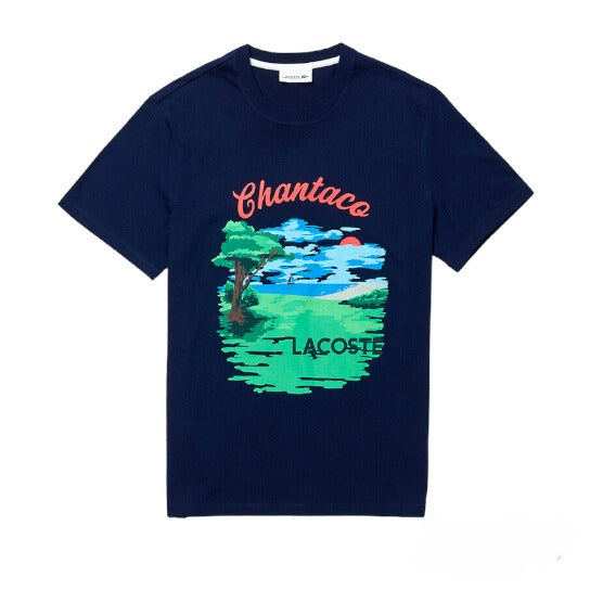 Lacoste | Crewneck Chantaco-Print Cotton T Shirt